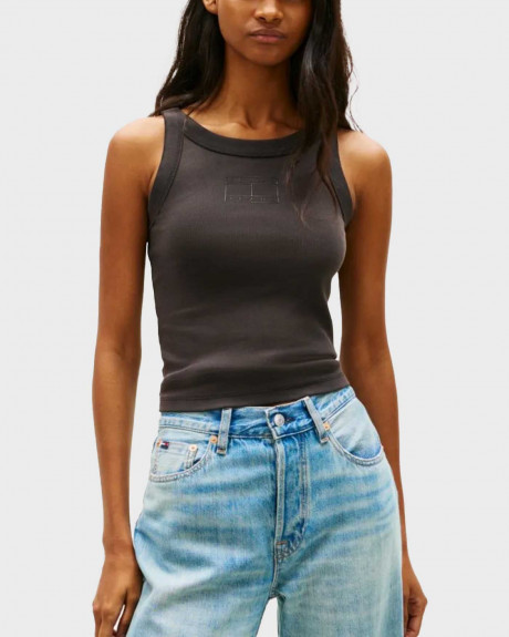TOMMY JEANS WOMEN'S RIB TANK TOP - DW0DW22736