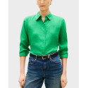 TOMMY HILFIGER WOMEN'S LINEN SHIRT - WW0WW44679 - GREEN