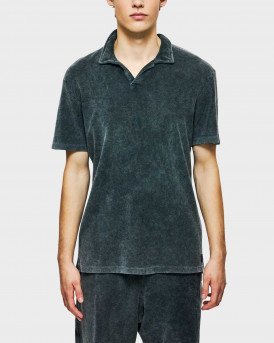 DIRTY LAUNDRY ΑΝΔΡΙΚΗ ΠΕΤΣΕΤΕ ΚΟΝΤΟΜΑΝΙΚΗ ΠΟΛΟ ΜΠΛΟΥΖΑ - DLMT000609 - ΓΚΡΙ