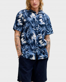 JACK & JONES HONOLULU ΑΝΔΡΙΚΟ ΚΟΝΤΟΜΑΝΙΚΟ ΠΟΥΚΑΜΙΣΟ - 12289667 - ΜΠΛΕ
