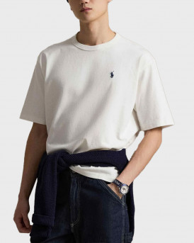 POLO RALPH LAUREN ΑΝΔΡΙΚΗ ΚΟΝΤΟΜΑΝΙΚΗ ΜΠΛΟΥΖΑ - 710Α12979004 - ΑΣΠΡΟ