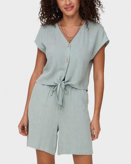 ONLY ΓΥΝΑΙΚΕΙΟ CROPPED ΚΟΝΤΟΜΑΝΙΚΟ ΠΟΥΚΑΜΙΣΟ - 15322270