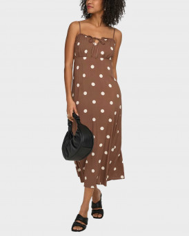 ONLY NELLY WOMEN'S MIDI DRESS - 15322844 - BROWN