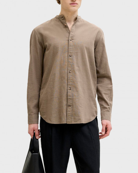 JACK & JONES BLEND BAND ΑΝΔΡΙΚΟ ΛΙΝΟ ΠΟΥΚΑΜΙΣΟ - 12289184