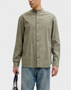 JACK & JONES BLEND BAND ΑΝΔΡΙΚΟ ΛΙΝΟ ΠΟΥΚΑΜΙΣΟ - 12289184 - ΛΑΔΙ