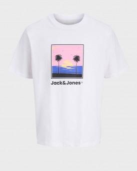 JACK & JONES JJPERRY ΑΝΔΡΙΚΗ ΚΟΝΤΟΜΑΝΙΚΗ ΜΠΛΟΥΖΑ - 12288351 - ΑΣΠΡΟ