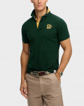 SUPERDRY OVIN PIQUE MONOGRAM ΑΝΔΡΙΚΗ ΚΟΝΤΟΜΑΝΙΚΗ ΠΟΛΟ ΜΠΛΟΥΖΑ - Μ1110465A - ΚΥΠΑΡΙΣΣΙ