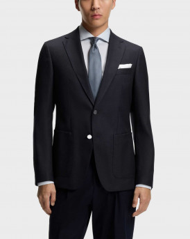 BOSS H-HUTSON ΑΝΔΡΙΚΟ ΣΑΚΑΚΙ ΣΤΕΝΗ ΓΡΑΜΜΗ - 50556824  - ΜΠΛΕ