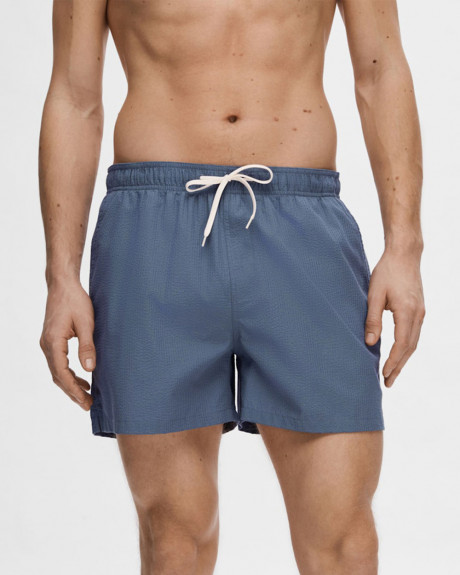 SELECTED SLHCOOPER-SEERSUCKER MEN'S SWIM SHORTS - 16089429