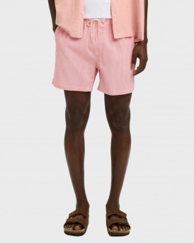 SELECTED SLHCOOPER-SEERSUCKER ΑΝΔΡΙΚΟ ΜΑΓΙΟ - 16089429 - ΚΟΚΚΙΝΟ