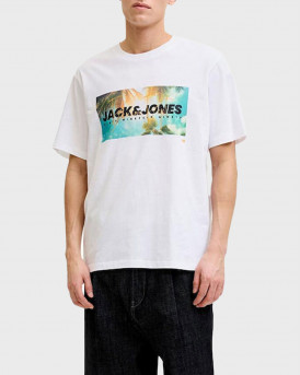 JACK & JONES ΑΝΔΡΙΚΗ ΚΟΝΤΟΜΑΝΙΚΗ ΜΠΛΟΥΖΑ - 12288112 - ΑΣΠΡΟ