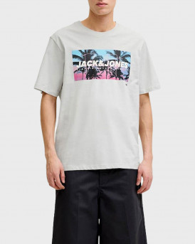 JACK & JONES ΑΝΔΡΙΚΗ ΚΟΝΤΟΜΑΝΙΚΗ ΜΠΛΟΥΖΑ - 12288112 - ΓΚΡΙ