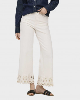 ONLY MADISON WOMEN'S HIGH WAIST CROPPED JEANS - 15372378 - WHITE