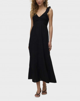 VERO MODA DICTHE WOMEN'S MAXI DRESS - 10341603 - BLACK