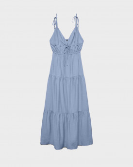 VERO MODA ATHENA WOMEN'S MAXI DRESS - 10345603 - LIGHT BLUE