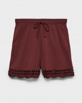 VERO MODA GABBY WOMEN'S HIGH WAIST SHORTS - 10339861 - BROWN