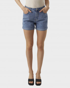 VERO MODA WOMEN'S DENIM SHORTS - 10279493 - BLUE