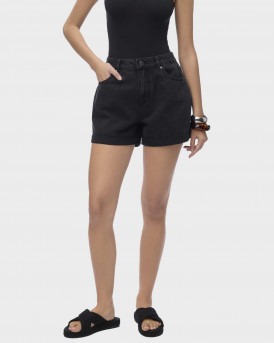 VERO MODA WOMEN'S DENIM SHORTS - 10279493 - BLACK