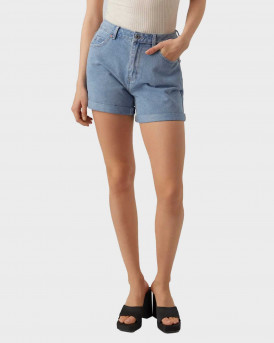 VERO MODA WOMEN'S DENIM SHORTS - 10279493 - LIGHT BLUE