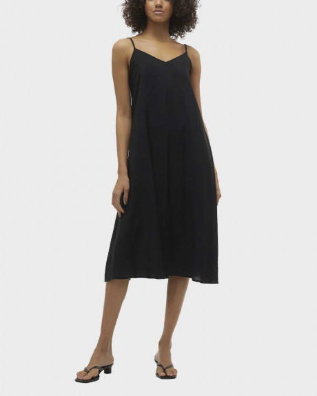 VERO MODA WOMEN'S MIDI V-NECK DRESS - 10303398