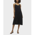 VERO MODA WOMEN'S MIDI V-NECK DRESS - 10303398 - BLUE