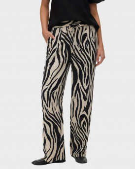 VERO MODA JESMILO ΓΥΝΑΙΚΕΙΟ ΛΙΝΟ ΠΑΝΤΕΛΟΝΙ - 10287363 - ΕΚΡΟΥ