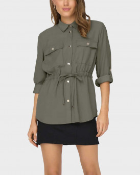 ONLY ARIS WOMEN'S CARGO JACKET - 15310852 - OLIVE GREEN