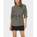 ONLY ARIS WOMEN'S CARGO JACKET - 15310852 - OLIVE GREEN