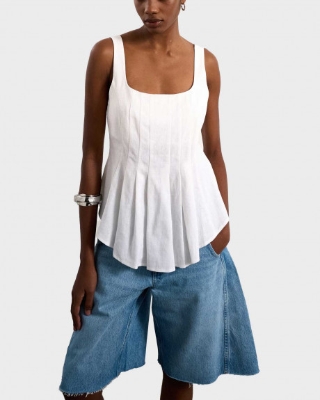 TOPSHOP MARIAM ΓΥΝΑΙΚΕΙΟ ΑΜΑΝΙΚΟ ΤΟΠ - 31001153