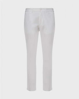 BOSS P-KAITON1 MEN'S SLIM FIT TROUSERS - 50543945 - WHITE