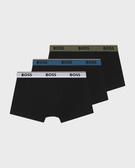 BOSS WAISTBANDS ΤRUNK ΑΝΔΡΙΚΑ ΜΠΟΞΕΡΑΚΙΑ ΣΕΤ 3 ΤΜΧ. - 50554693
