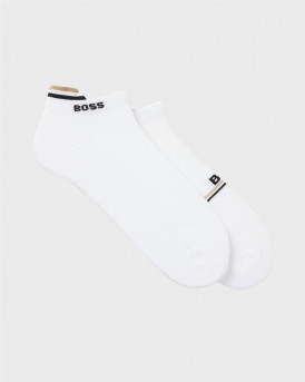 BOSS ANKLE-LENGTH ΑΝΔΡΙΚΕΣ ΚΑΛΤΣΕΣ ΣΕΤ 2 ΤΜΧ.- 50554563 - ΑΣΠΡΟ