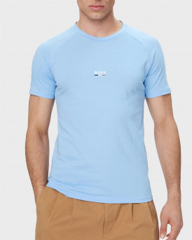 BOSS MODRA MEN'S SHORT SLEEVE T-SHIRT - 50517970 - LIGHT BLUE