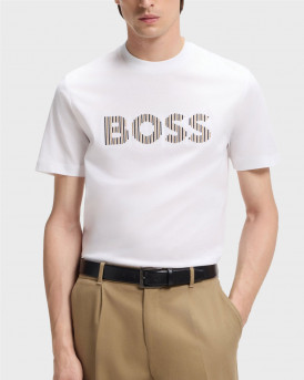 BOSS C-TOMPSON ΑΝΔΡΙΚΗ ΚΟΝΤΟΜΑΝΙΚΗ ΜΠΛΟΥΖΑ - 50560466 - ΑΣΠΡΟ