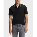 BOSS PENROSE MEN'S SHORT SLEEVE POLO SHIRT - 50469360 - BLACK