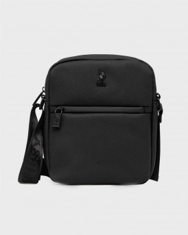 US POLO ASSN ARROWHEAD ΑΝΔΡΙΚΟ TΣΑΝΤΑKI ΩΜΟΥ - BΕUA38740MPO - ΜΑΥΡΟ