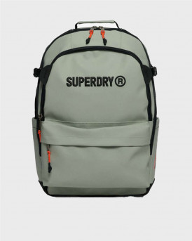 SUPERDRY TARP ΑΝΔΡΙΚΟ ΣΑΚΙΔΙΟ ΠΛΑΤΗΣ - W9110428Α - ΓΚΡΙ