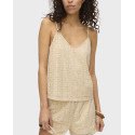 VERO MODA ΓΥΝΑΙΚΕΙΟ ΑΜΑΝΙΚΟ ΤΟΠ - 10325031 - ΜΠΕΖ