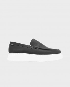 GUY LAROCHE ΑΝΔΡΙΚΑ ΔΕΡΜΑΤΙΝΑ LOAFERS - ΑM3522.41801.D - ΜΑΥΡΟ