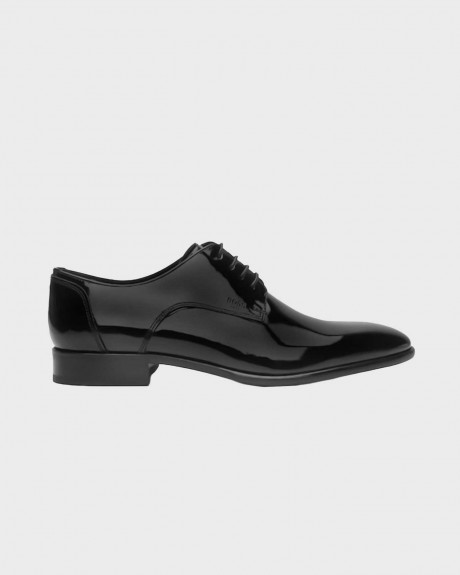 BOSS SHOES MEN'S PATENT LEATHER OXFORD SHOES - D7513 LOUS