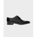BOSS SHOES MEN'S PATENT LEATHER OXFORD SHOES - D7513 LOUS - BLACK