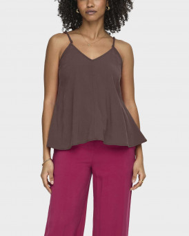 ONLY MADELI OAKLYN WOMEN'S STRAP TOP - 15373599 - BROWN