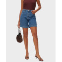 VERO MODA KATHY WOMEN'S HIGH RISE DENIM SHORTS - 10344814 - BLUE