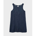 VERO MODA TINKA WOMEN'S MINI DENIM DRESS - 10345709 - BLUE