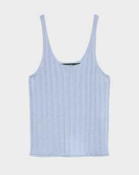 VERO MODA LULA WOMEN'S KNIT TOP - 10346048 - LIGHT BLUE