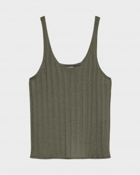 VERO MODA LULA WOMEN'S KNIT TOP - 10346048 - OLIVE GREEN