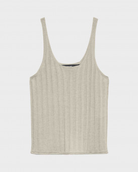 VERO MODA LULA WOMEN'S KNIT TOP - 10346048 - BEIGE