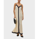 VERO MODA WOMEN'S SLEEVELESS MAXI DRESS - 10329793 - CORAL