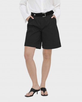 ONLY ROSALIE WOMEN'S HIGH RISE SHORTS - 15328121 - BLACK