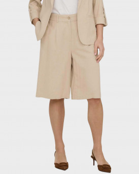 ONLY GOA WOMEN'S HIGH RISE SHORTS - 15363720 - BEIGE